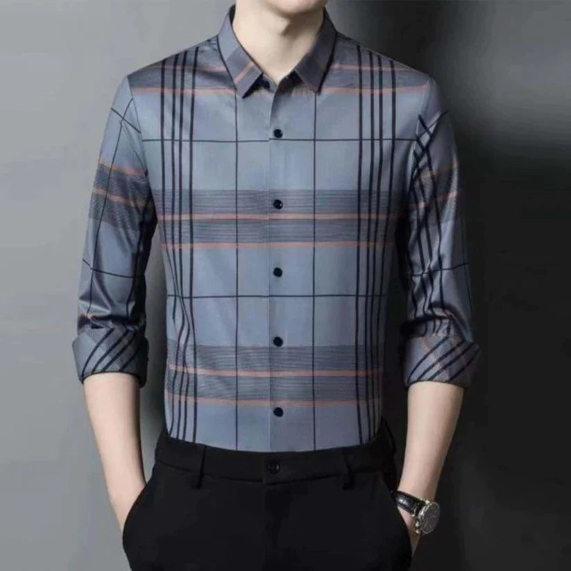 Latest Pack of 3 Full Sleeve Cotton Check Shirt (R LINE+GL+PEACH 2)